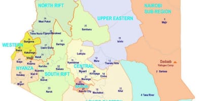 ನಕ್ಷೆ ಕೀನ್ಯಾ ಧರ್ಮ
