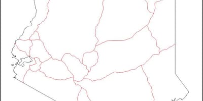 ಕೀನ್ಯಾ ಖಾಲಿ ನಕ್ಷೆ