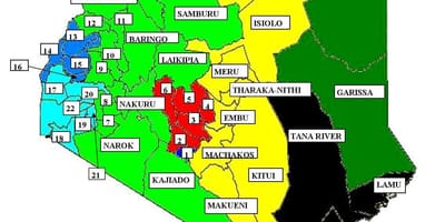 ನಕ್ಷೆ ಕೆನ್ಯಾ ಕೀನ್ಯಾ