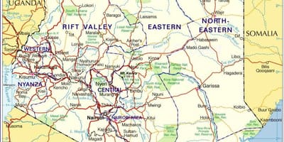 ನಕ್ಷೆ ಅಂತಾರಾಷ್ಟ್ರೀಯ ಕೀನ್ಯಾ
