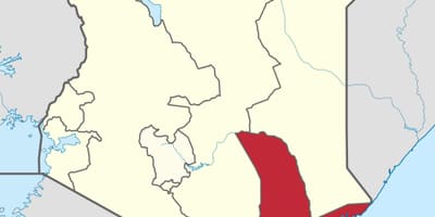 ನಕ್ಷೆ ಕರಾವಳಿ ಪ್ರಾಂತ್ಯದ ಕೀನ್ಯಾ