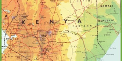 ಕೀನ್ಯಾ ರಸ್ತೆ ನೆಟ್ವರ್ಕ್ ನಕ್ಷೆ
